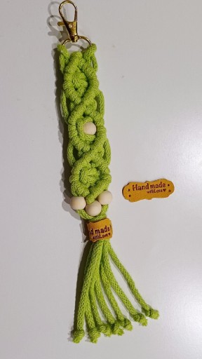 Zdjęcie oferty: Breloczek Makrama – Handmade w Kolorze Limonka
