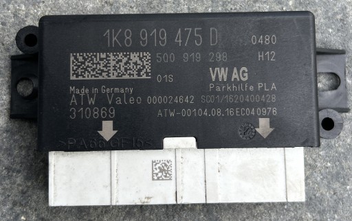 Zdjęcie oferty: Moduł Sterownik PDC/PLA 2.5 VW CADDY2K5 1K8919475D