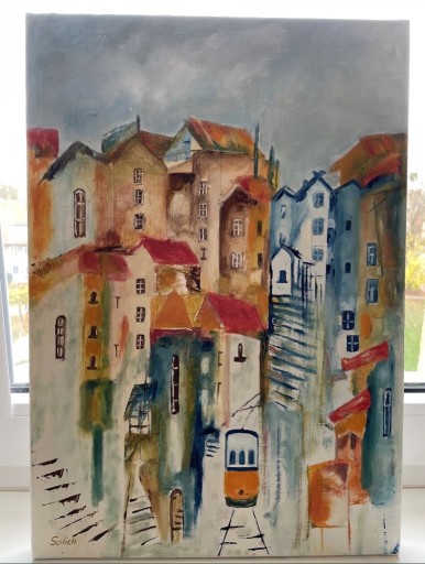 Zdjęcie oferty: Obraz olejny na płótnie 35 x 50 cm