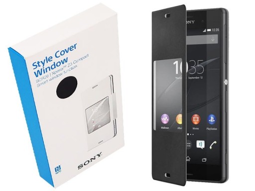 Zdjęcie oferty: Etui zamykane ORYGINAŁ SONY Z3 Compact Czarne