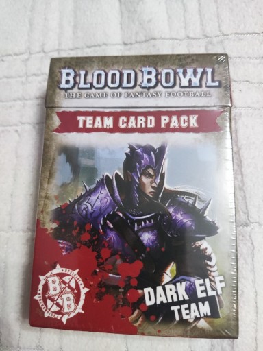 Zdjęcie oferty: Blood Bowl DARK ELF TEAM Card Pack