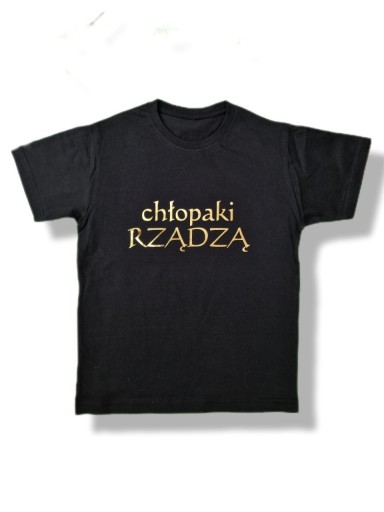 Zdjęcie oferty: T-shirt chłopięcy CHŁOPAKI RZĄDZĄ