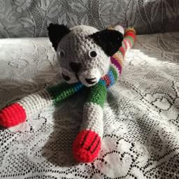 Zdjęcie oferty: Zabawka Kot ręcznie robiony na szydełku