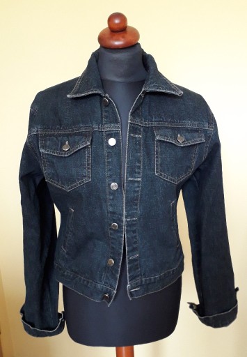 Zdjęcie oferty: PRL kurtka jeans vintage r. 38 M 100% cotton 