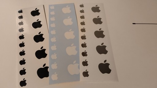 Zdjęcie oferty: Naklejki apple oracal 641