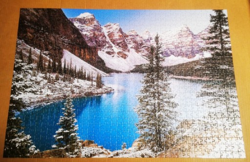 Zdjęcie oferty: Puzzle Castorland 1000 elementów góry jezioro zima