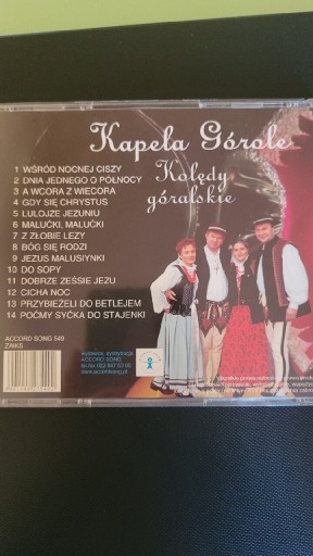 Zdjęcie oferty: Kapela Górale - kolędy góralskie płyta CD
