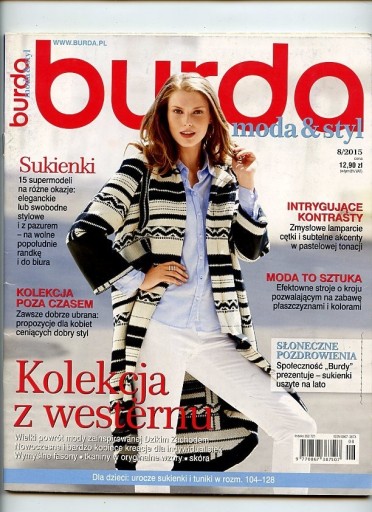 Zdjęcie oferty: Burda. Moda & styl 8/2015