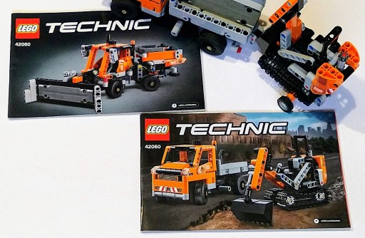 Zdjęcie oferty: Lego Technic 42060 2w1: Wywrotka+koparka/Piaskarka