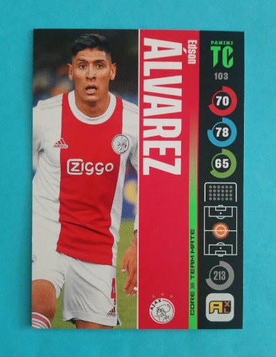 Zdjęcie oferty: Panini Top Class EDSON ALVAREZ team mate 2022 