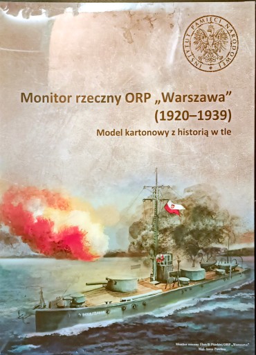 Zdjęcie oferty: Monitor rzeczny ORP Warszawa - Model kartonowy