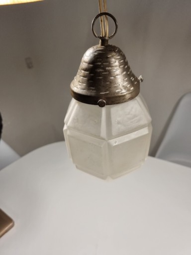 Zdjęcie oferty: "GRANAT" lampa sufitow Art Deco 1940 rok