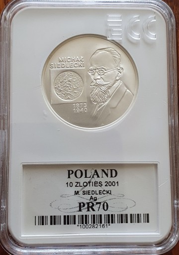 Zdjęcie oferty: 10 zł. Michał Siedlecki   z  2001 Gcn pr70