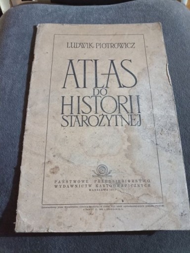 Zdjęcie oferty: L. Piotrowicz - Atlas do historii starożytnej
