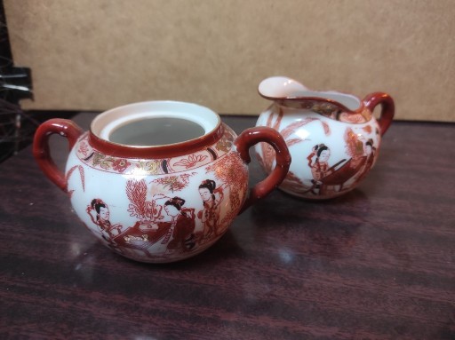 Zdjęcie oferty: Mlecznik cukiernica porcelana Japonia 