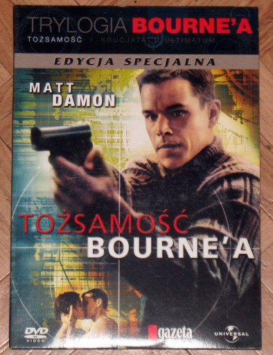 Zdjęcie oferty: 3DVD Tożsamość Bourne'a Ultimatum Krucjata NOWE