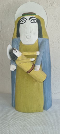 Zdjęcie oferty: rzeźba ludowa PIETA Jan MIKA - 60 cm