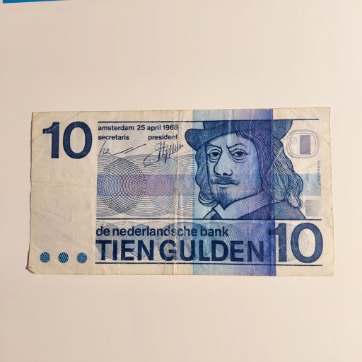 Zdjęcie oferty: Banknot 10 guldenów (Holandia)