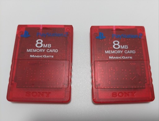 Zdjęcie oferty: Karta pamięci 8MB ps2 memory kart czerwona