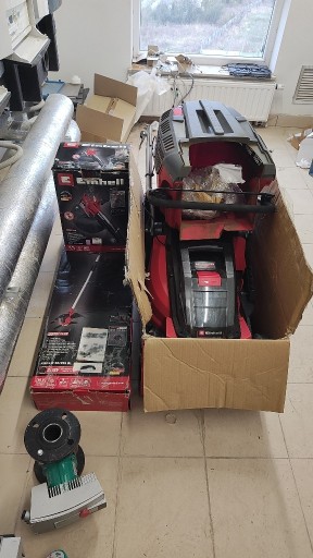 Zdjęcie oferty: EINHELL KOSIARKA, KOSA, ODKURZACZ, 4x bateria 4Ah