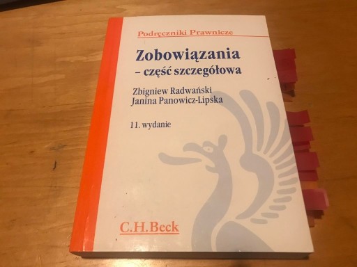 Zdjęcie oferty: Zobowiązania - część szczegółowa Radwański