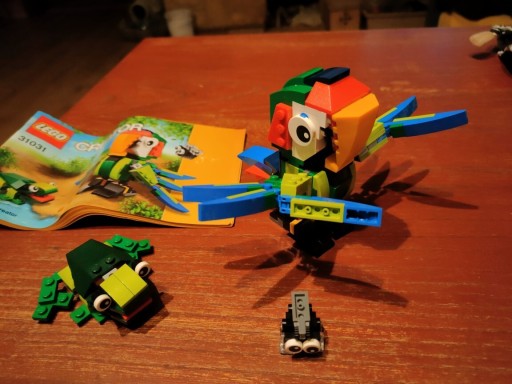 Zdjęcie oferty: LEGO Creator 3 w 1 31031 Papuga,kameleon,ryba