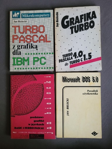 Zdjęcie oferty: TURBO PASCAL z grafiką dla IBM PC Bielecki +3 inne