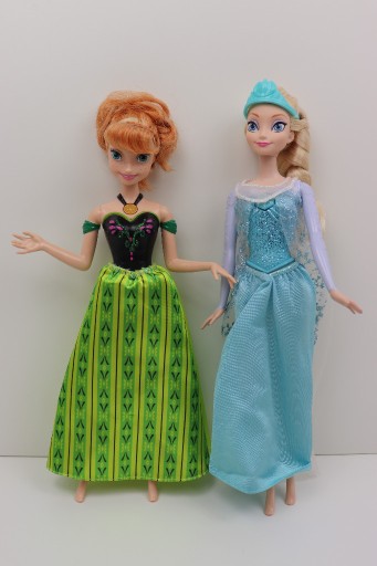 Zdjęcie oferty: * Disney Frozen Mattel 2 lalki śpiewające (Barbie)