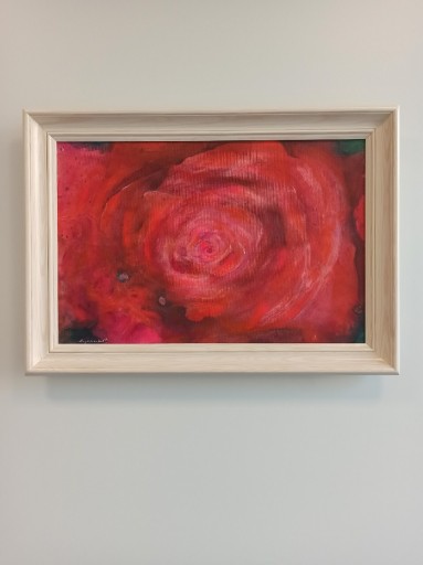Zdjęcie oferty: Obraz akrylowy 'Róża' 40/60 z ramą
