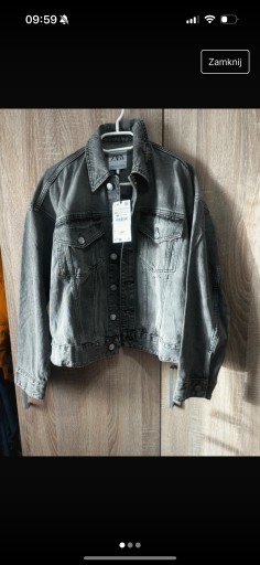 Zdjęcie oferty: Nowa katana jeansowa Zara xs/s