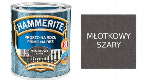 Zdjęcie oferty: Hammerite szary młotkowy 750ml 0.75 l na rdzę