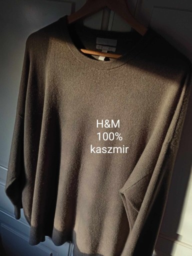 Zdjęcie oferty: Sweter kaszmir H&M/Luźny krój 