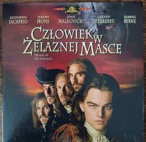 Zdjęcie oferty: DVD - Człowiek w żelaznej masce - DiCaprio Malkovi