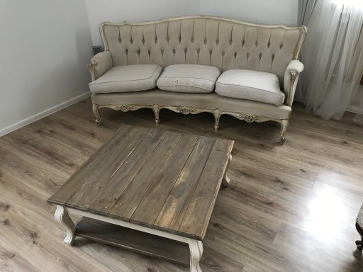 Zdjęcie oferty: Sofa + stolik retro + fotel