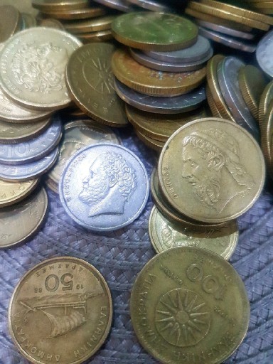 Zdjęcie oferty: Zestaw 115 monet Grecja