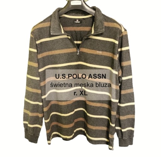 Zdjęcie oferty: U.S. POLO ASSN świetna męska bluza r.XL