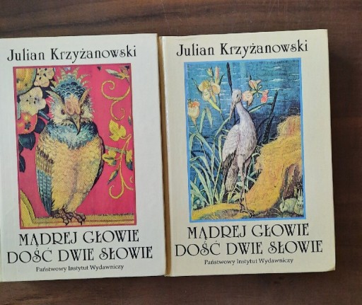 Zdjęcie oferty: Julian Krzyżanowski - Mądrej głowie dość dwie słowie t. 1-2
