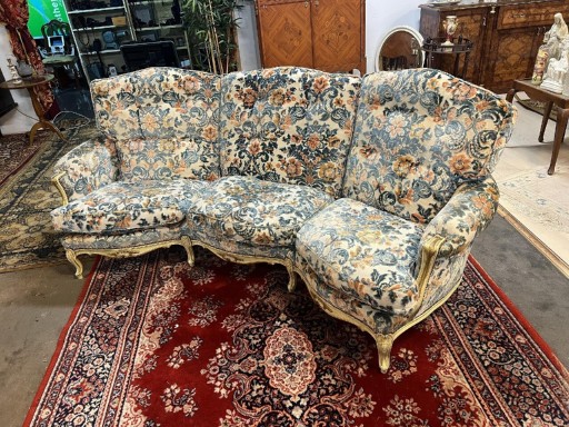 Zdjęcie oferty: Kanapa sofa Vintage 3- osobowa zaokrąglona glamour