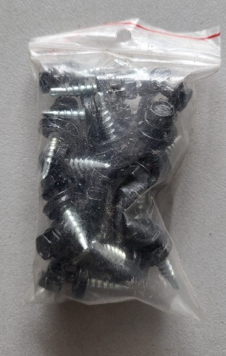 Zdjęcie oferty: Wkręt farmerski 4,8 x 25 mm RAL 9005 25 sztuk