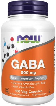 Zdjęcie oferty: Now Foods Gaba 500mg 100 kapsułek