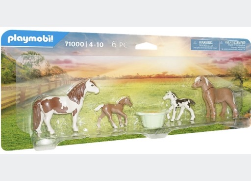 Zdjęcie oferty: Playmobil 71000 Dwa konie ze źrebakami 