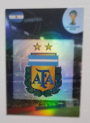 Zdjęcie oferty: Logo Argentyna Brasil 2014 Brazylia/brazil panini 
