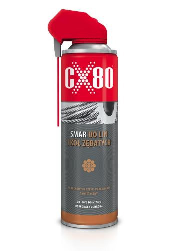 Zdjęcie oferty: CX80 SMAR DO LIN KÓŁ ZĘBATYCH ŁAŃCUCHA 500ml Duo