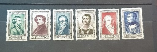 Zdjęcie oferty: Francja 1951r  Mi 902 - 907**  Sławni ludzie 