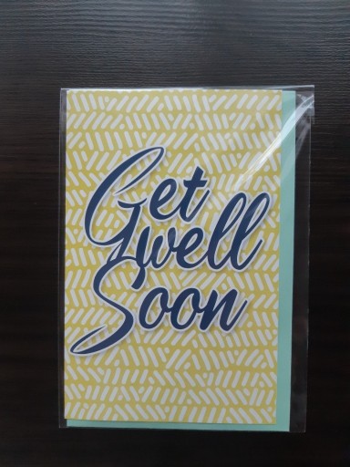 Zdjęcie oferty: Kartka okolicznościowa ""Get well soon"
