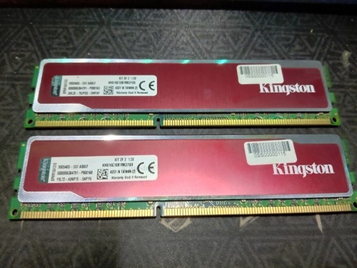 Zdjęcie oferty: Pamięć RAM Kingston HyperX 16GB ( 2 x 8GB ) DDR3 1600MHz