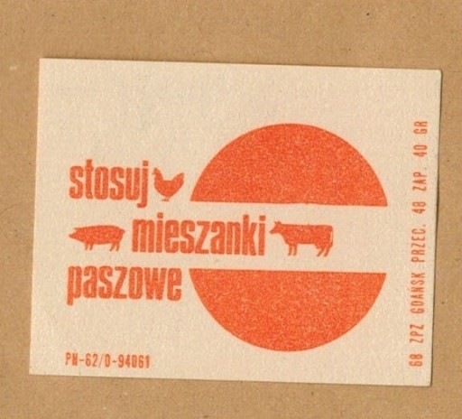 Zdjęcie oferty: Etykieta zapałczana Polska 