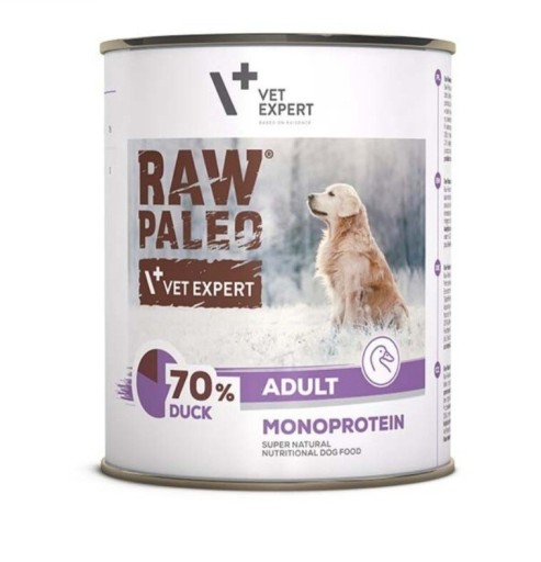 Zdjęcie oferty: RAW PALEO ADULT DOG DUCK 800g -  dla psów dorosłych monoproteina z kaczką