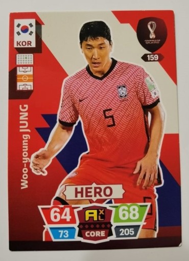 Zdjęcie oferty: Karta Panini WORLD CUP QATAR 2022 Hero 159 Jung