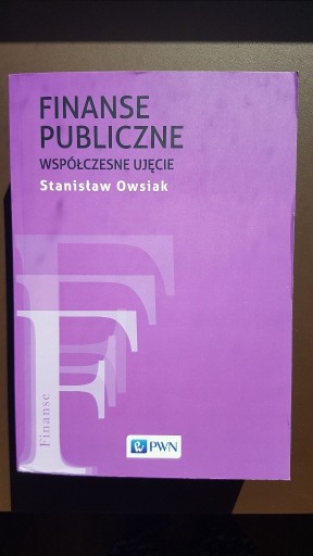 Zdjęcie oferty: Finanse publiczne [Stanisław Owsiak]